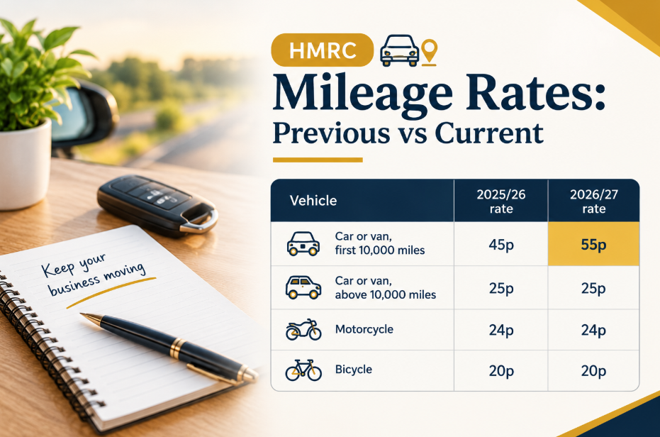 HMRC Mileage Rates: Previous vs Current
